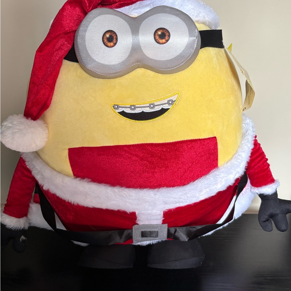 Santa Minion Stuffed Toy - Red and Yellow